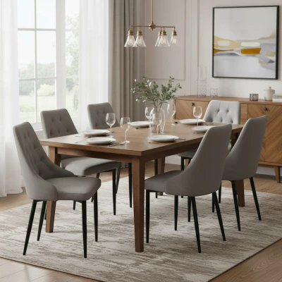 Nowoczesne krzesło profilowane KT43 szare obicie industrialny styl loft