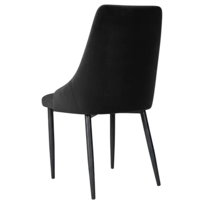 Wygodne krzesło do jadalni KT43 ergonomiczne oparcie i metalowe nogi
