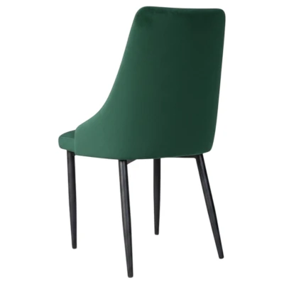 Wygodne krzesło do jadalni KT43 ergonomiczne oparcie i metalowe nogi