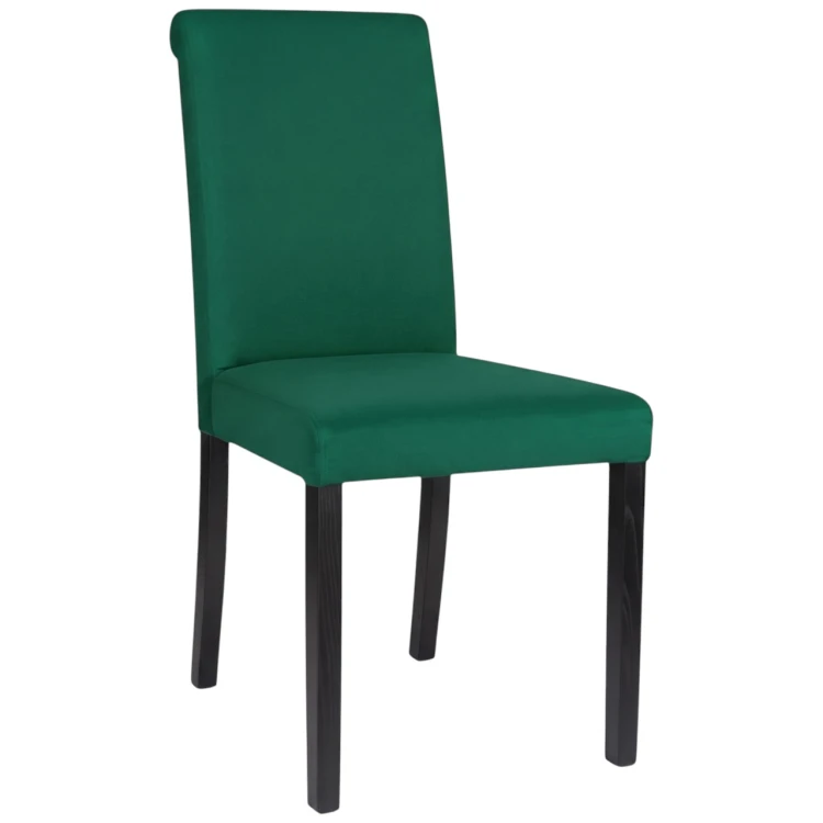 Krzesło tapicerowane KT1 zielony welur Magic Velvet 2225 nogi wenge