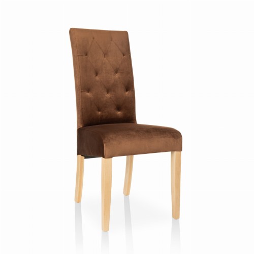 Krzesło Tapicerowane KT 28 Eleganckie Pikowane Idealne do Jadalni i Salonue_1.jpg