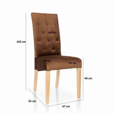 Krzesło Tapicerowane KT 28 Eleganckie Pikowane Idealne do Jadalni i Salonue_2.jpg