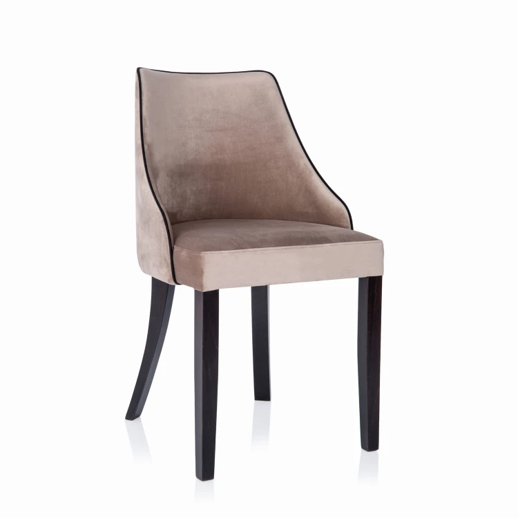 Krzesło Tapicerowane KT 29 Solidne Elegancki Design Uniwersalne z Lamówką_1.jpg