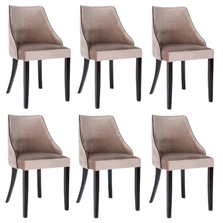 Krzesło Tapicerowane KT 29 Solidne Elegancki Design Uniwersalne z Lamówką_3.jpg