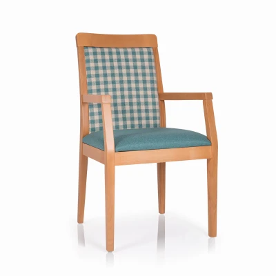Krzesło Tapicerowane KT42 z Podłokietnikami Wygodne Wyjątkowe Ergonomiczne_1.jpg