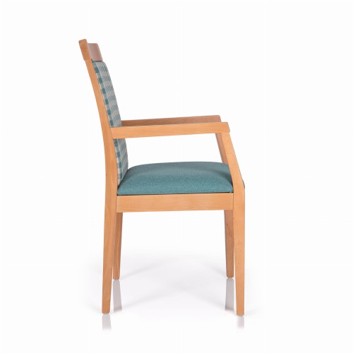 Krzesło Tapicerowane KT42 z Podłokietnikami Wygodne Wyjątkowe Ergonomiczne_7.jpg