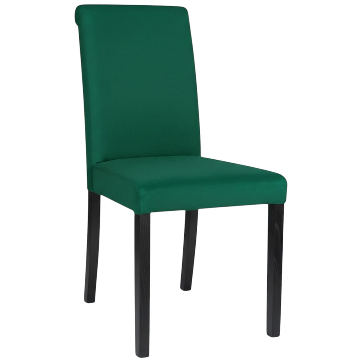 Krzesło tapicerowane KT1 zielony welur Magic Velvet 2225 nogi wenge