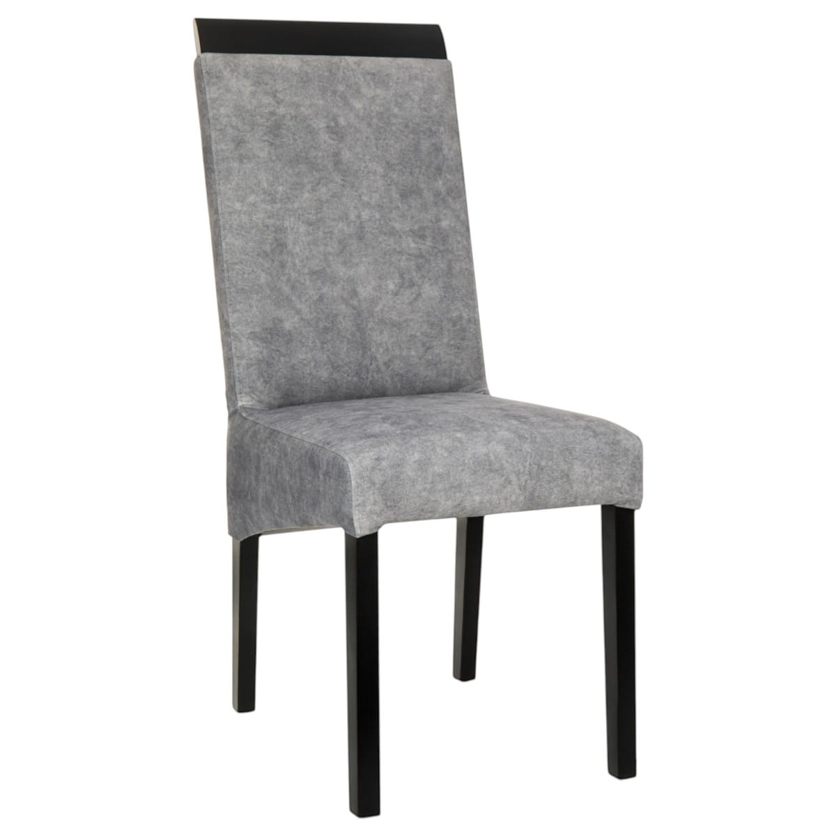 Krzesło tapicerowane KT2 czarne nogi tkanina Chill Me 03