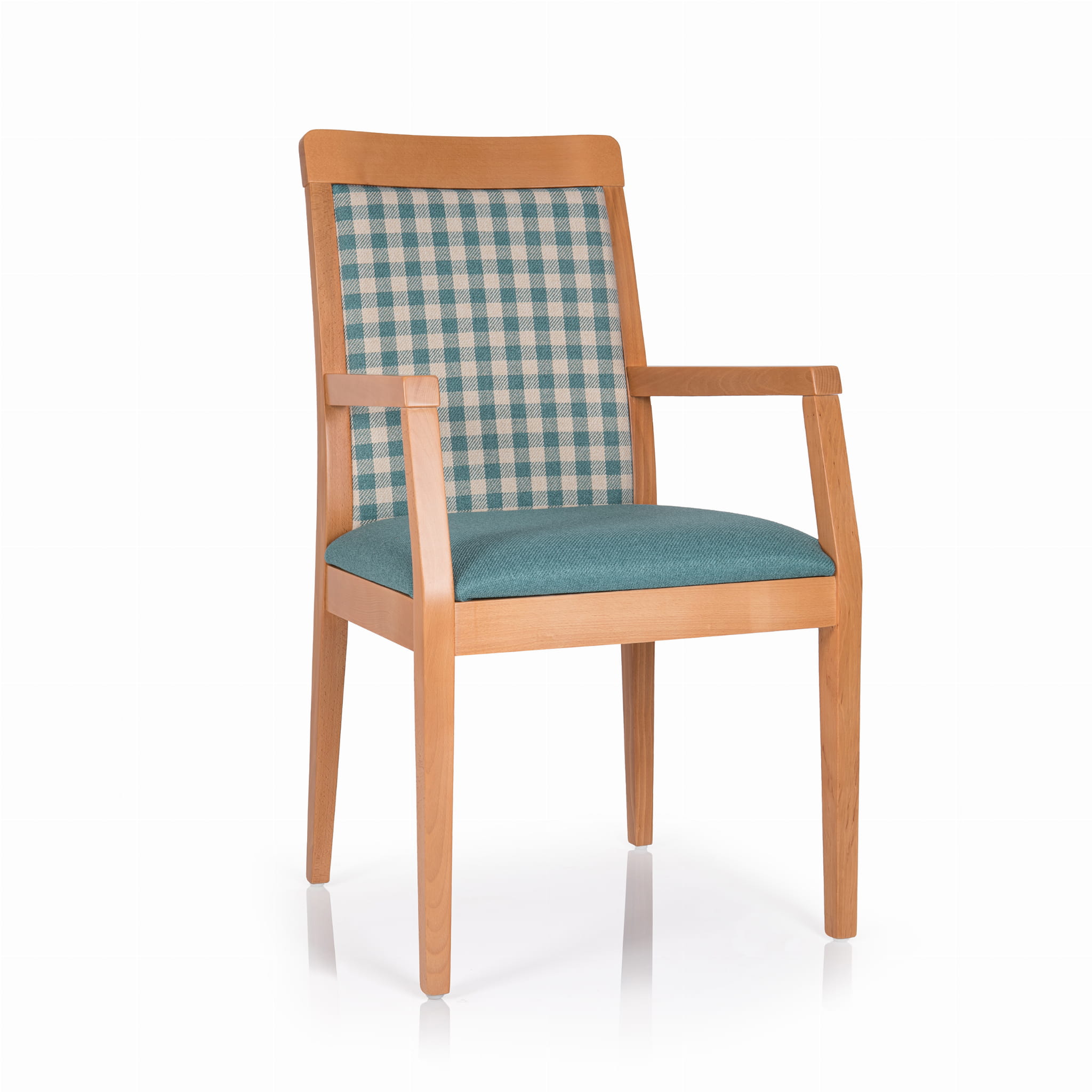 Krzesło Tapicerowane KT42 z Podłokietnikami Wygodne Wyjątkowe Ergonomiczne_1.jpg