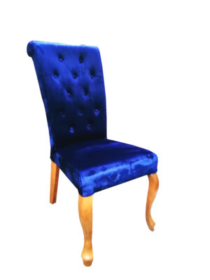 Krzesło tapicerowane KT 20 pikowane nogi ludwik bez kołatki