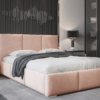 Łóżko do sypialni Ł22 wykonane w tkaninie Magic Velvet 2244