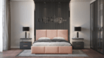 Łóżko do sypialni Ł22 wykonane w tkaninie Magic Velvet 2244