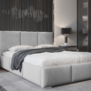 Łóżko do sypialni Ł22 wykonane w tkaninie Magic Velvet 2218